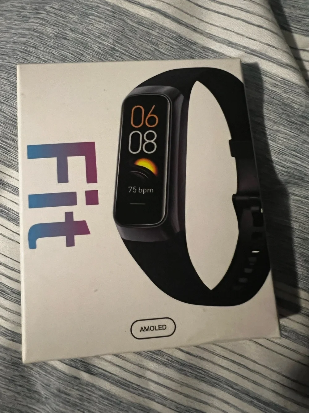 AMOLED ness Tracker Smart Band - Black